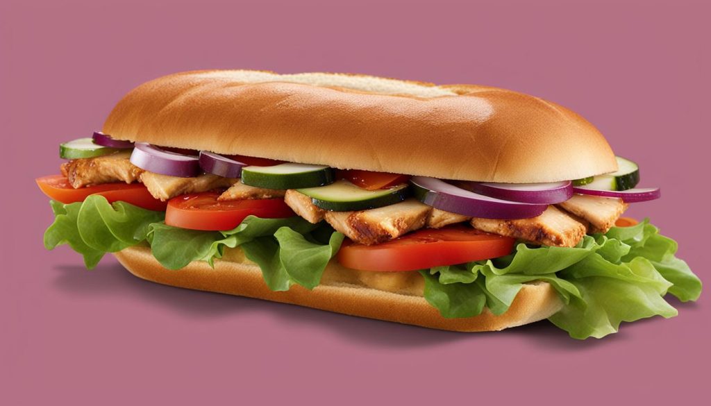 Subway Chicken Teriyaki Sandwich