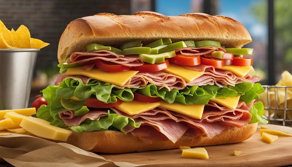 Subway Italian B.M.T. sandwich