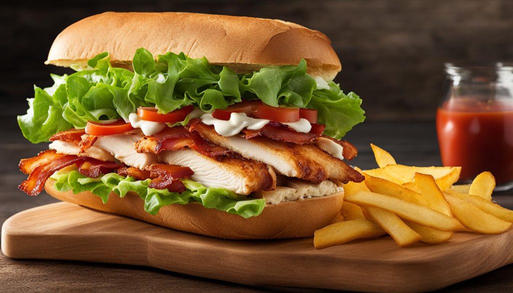 Subway Chicken & Bacon Ranch Sandwich