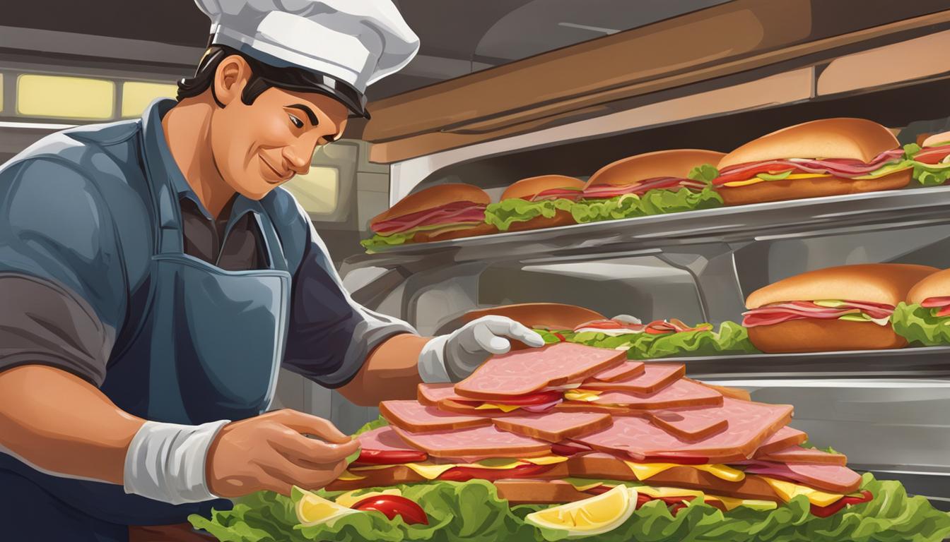 The Subway Grand Slam Ham Sandwich Ingredients, Price and Calories