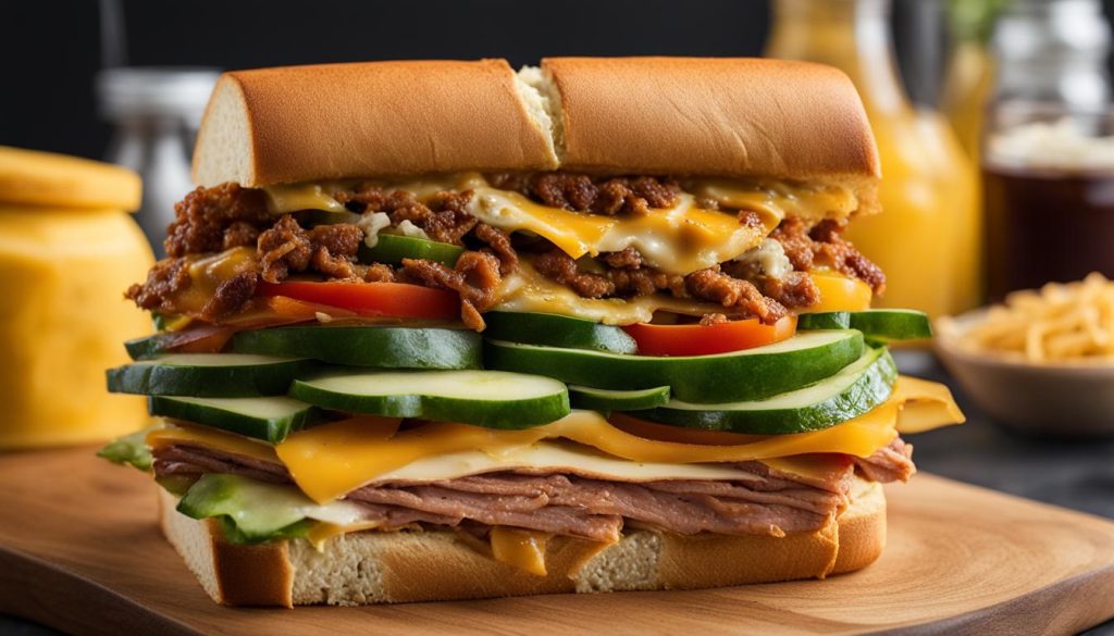 Subway Notorious B.M.T. Sandwich