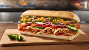 Subway Tex Mexan Sandwich
